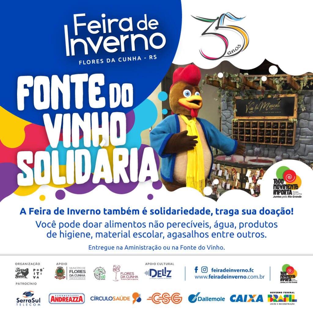 Fonte do Vinho Solidária na Feira de Inverno