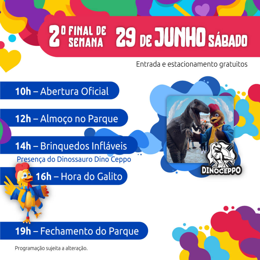 Programação do 2º Final de semana de Feira de Inverno