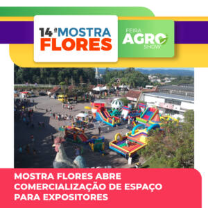 14ª Mostra Flores abre comercialização de espaço para expositores